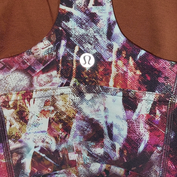 Lululemon Wunder Train Long-Line Medium Support Bra C/D Cups Urbantricity Multi - Picture 11 of 12